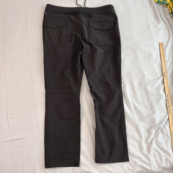 Roark Jogger Pants Men’s 38 Black Zip Drawstring Adjustable Active Gym - Picture 7 of 7